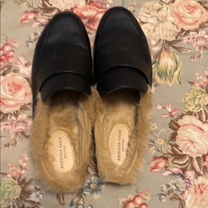 American Eagle Outfitters Women's Black Loafers